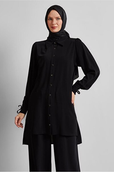 Alvina Shirt Collar with Pants Suit 44483-1