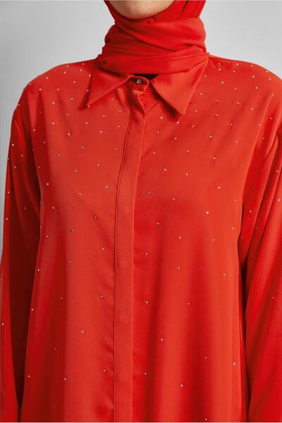 Alvina Shirt Collar Pants Suit 44797