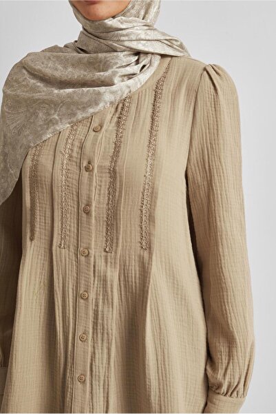 Alvina PAMUKLU MÜSLİN TUNİK 45427