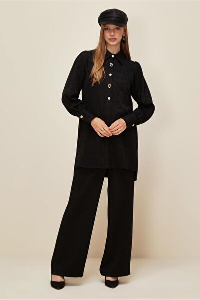 Alvina Patterned Pants Suit 45991