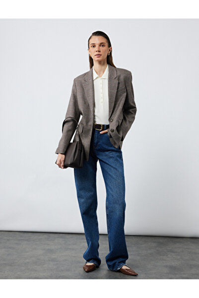 Koton Вискозна смес, къс ръкав, копчета, поло яка, пуловер