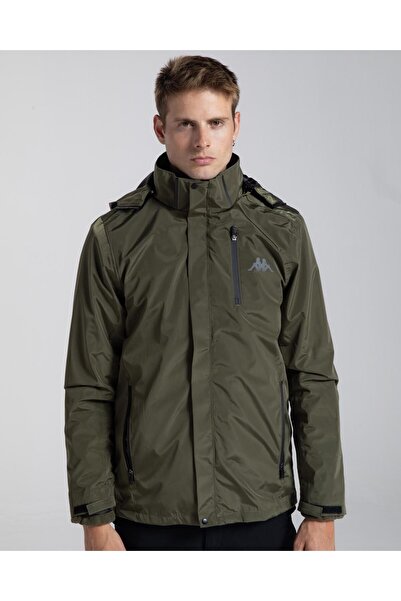 Kappa Pure Erkek Yeşil Regular Fit 3-in-1 Mont