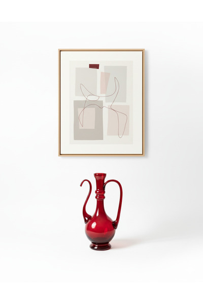 DECOSTYLE Bordo Cam ibrik Yükseklik: 500mm  Çap: 175mm  Litre: 2500ml
