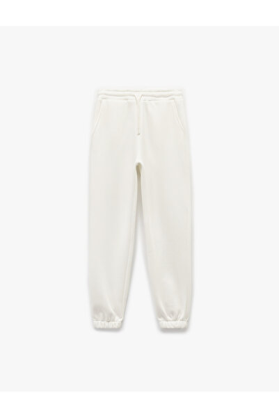 Koton Şardonlu Cepli Beli Bağcıklı Rahat Kalıp Jogger Eşofman Altı