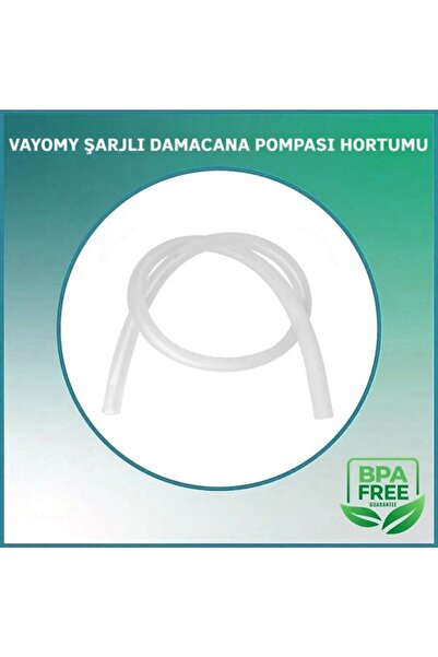 Vayomy Şarjlı Damacana Su Pompası Hortumu 55cm Yedek Hortum