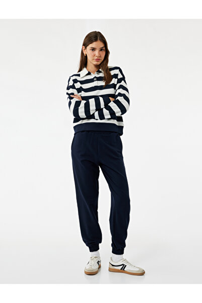 Koton Pantaloni de sport Jogger cu talie înaltă și buzunar cu talie elastică