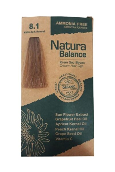 NATURABALANCE Natura Balance Saç Boyası 8.1 Küllü Açık Kumral