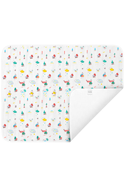 FizioTab Aleza impermeabila copii, FizioTab®, 80x100 cm, absorbanta si lavabila, refolosibila, Ursuleti