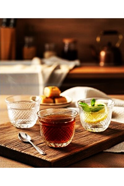 DECOSTYLE Efor Decorated Glass Coffee and Myrra Cup Paşabahçe 6 Li