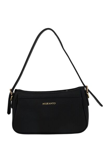 Meskanto Baget Genuine Leather Double Color Strap Hand and Shoulder Bag