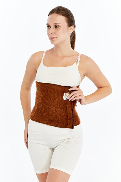 miresa Wolfwear Model Velcro Adjustable Thick Wool Warm Waist Corset