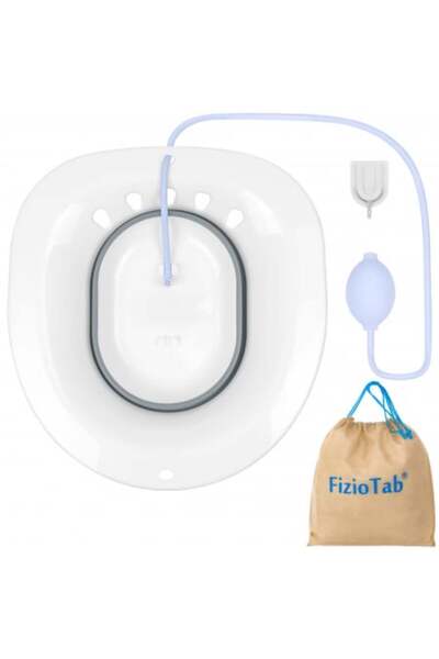 FizioTab Vas FizioTab® Sitz Bath Pliabil, pentru Baie de Sezut, Carlig si Sac...