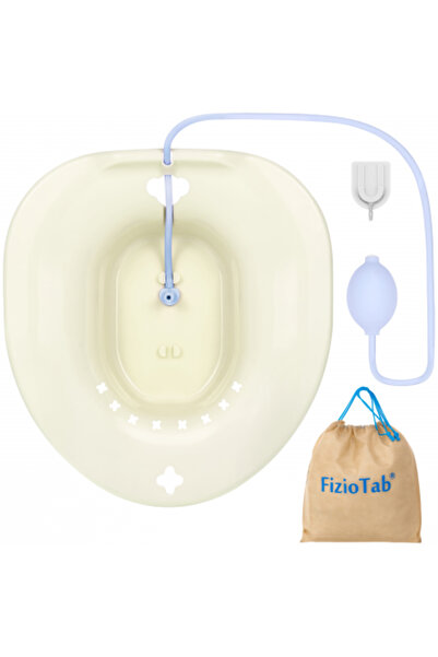 FizioTab Vas FizioTab® Sitz Bath, pentru Bai de Sezut, cu Irigator Reglabil,C...