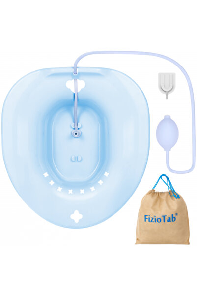 FizioTab Vas FizioTab® Sitz Bath, pentru Bai de Sezut, cu Irigator Reglabil,C...