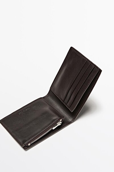 Massimo Dutti Napa deri yatay cüzdan