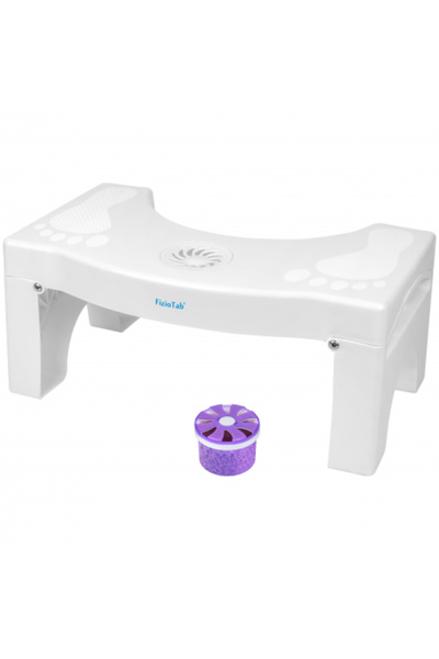 FizioTab Scaunel Pliabil WC FizioTab® cu Odorizant Inclus, Impotriva Constipatiei si Hemoroizilor, H = 17 cm