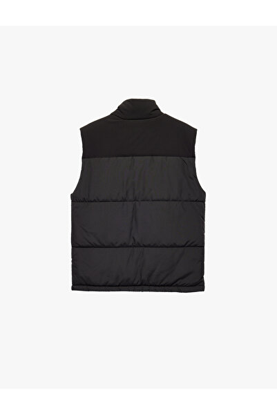 Koton Fermuarlı Cep Detaylı Slim Fit Dik Yaka Kolsuz Şişme Yelek