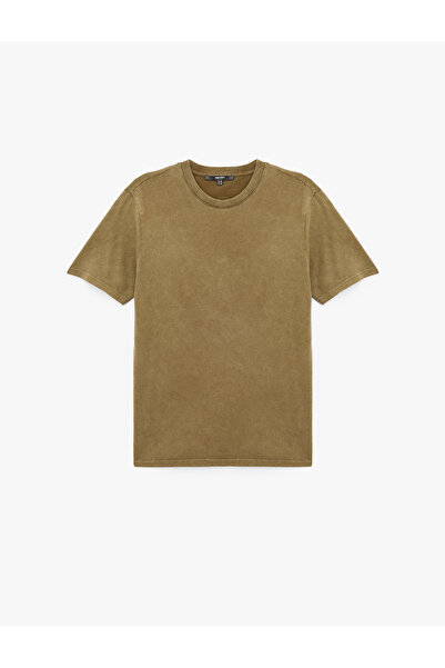 Koton Regular Fit Short Sleeve Cotton Crew Neck T-Shirt