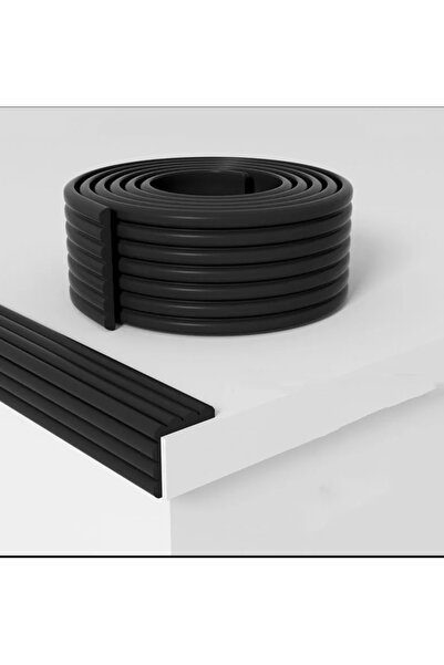 Evokids 3 Pieces Multi-Purpose Rubber Edge Protector Black (6 Meters)