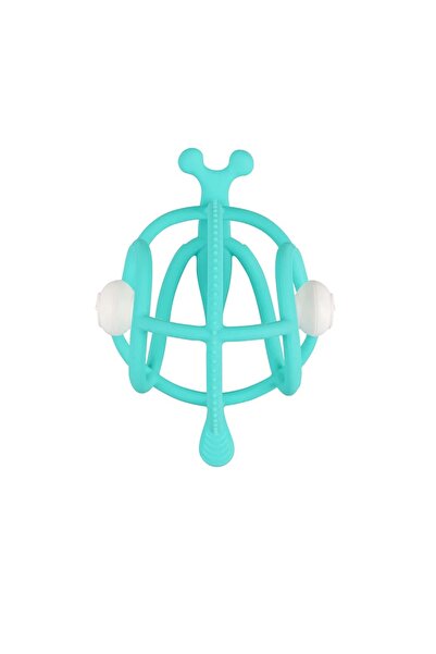 Mombella Silicone Gingival Ring 3 months+, Snail - Teal