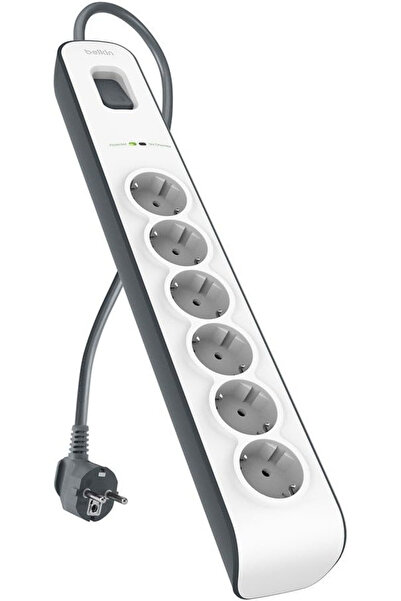 Belkin BSV603VF2M-V2 Surgemaster 2M 6`lı Akım Korumalı Priz