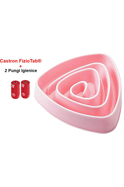 FizioTab Castron Hranire Lenta Caini FizioTab®, pentru Prevenirea Indigestiei, Slow Feed Bowl Interactiv, Ro
