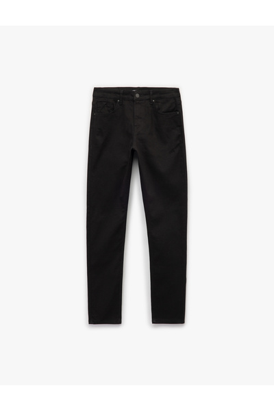 Koton Чоловічі джинси Michael Skinny Fit чорні 6Wam40026Nd