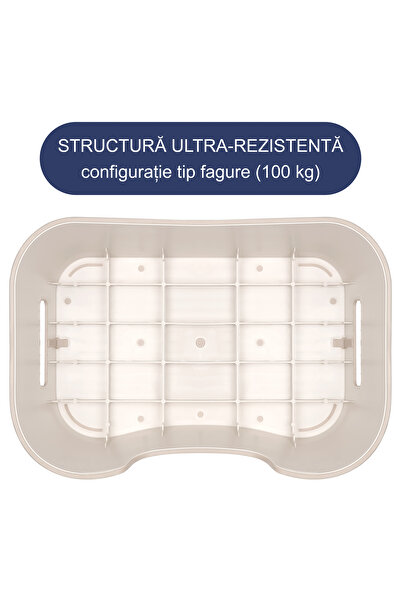 FizioTab FizioTab® Ocean Booster Chair with Non-Slip Surface and Handles, Beige