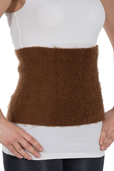 FF FİT FORM GİYİM Prime Model - Ζεστό μάλλινο κορσέ με φτερά καμήλας, ζώνη μέ...