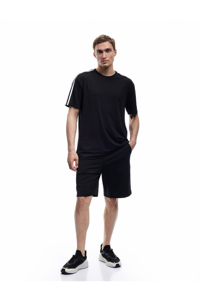 Koton Sports Shorts with Pocket Detail and Lace-Up Waist