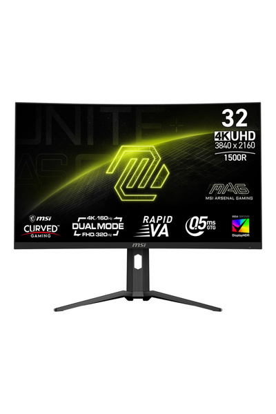 MSI MAG 321CUPDF 31.5″ 0.5ms 160Hz UHD VA Free-Sync 1500R Curved Gaming (Oyuncu) Monitör
