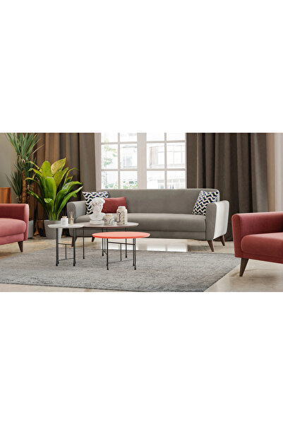 Doğtaş Mona Line Üçlü Koltuk - Gri