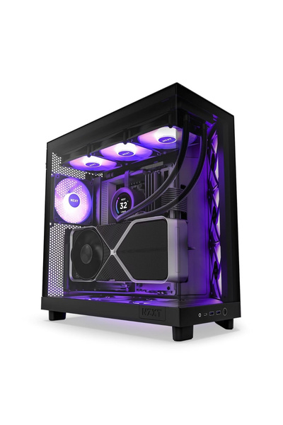 Genel Markalar H Series H6 Flow RGB CC-H61FB-R1 Siyah ATX Mid Tower Gaming (O...