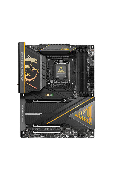 MSI MEG Z890 ACE Soket 1851 DDR5 9200MHZ(OC) WIFI7 ATX Gaming (Oyuncu) Anakart