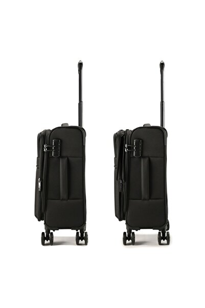 BUGATTI Valencia Soft 4 Rollen Kabinentrolley S 55 cm mit Dehnfalte