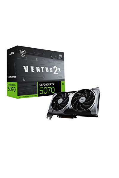 MSI GeForce RTX 5070 12G VENTUS 2X OC GDDR7 192Bit DX12 Gaming (Oyuncu) Ekran Kartı