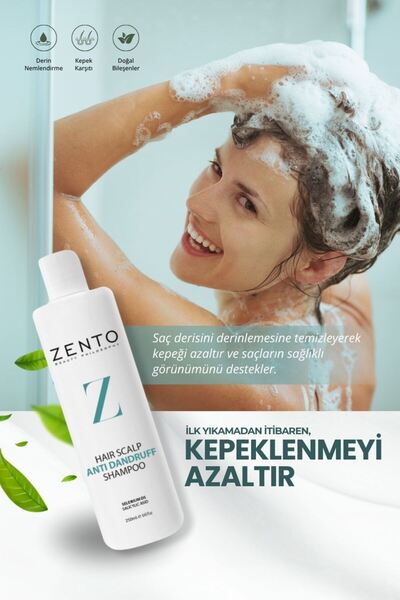 ZENTO Haır Scalp Antı Dandruff Kepek Şampuanı 250 ml