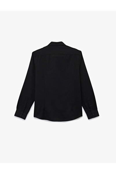 Koton Сlim Fit довгий рукав на ґудзиках класичний комір сорочка