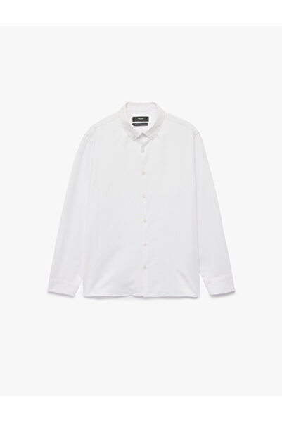 Koton Сlim Fit довгий рукав на ґудзиках класичний комір сорочка