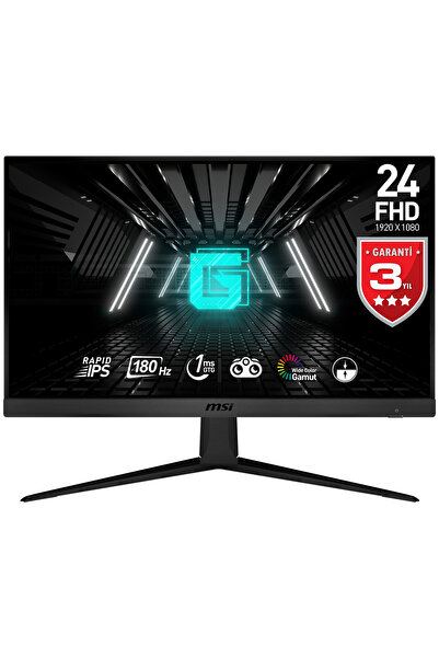MSI G2412F 23.8″ Flat Rapid 1ms 180Hz Adaptive-Sync IPS Full HD Gaming (Oyuncu) Monitör