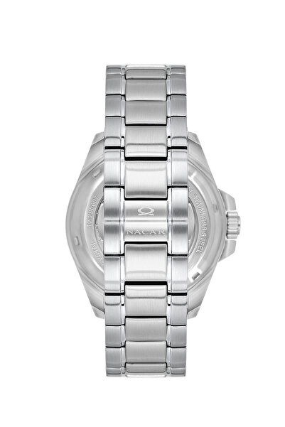 Nacar Sapphire Glass Sports Silver Men's Wristwatch Nc36- 291738 -Alm