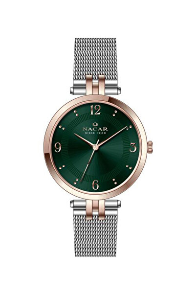 Nacar Silver Women's Wristwatch Nc34- 390324 -Enm