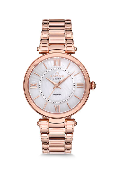 Nacar SAFİR CAM ROSE GOLD KADIN KOL SAATİ NC33-398076-RWM