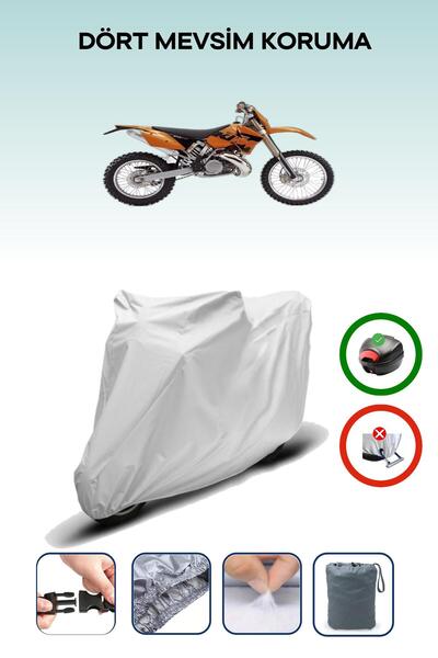 Breen KTM 200 EXC - مشمع دراجة نارية متين مقاوم للماء ومتوافق مع الحقيبة الخلفية