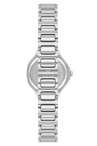 Nacar Sapphire Glass Silver Women's Wristwatch Nc33- 398369 -Anms