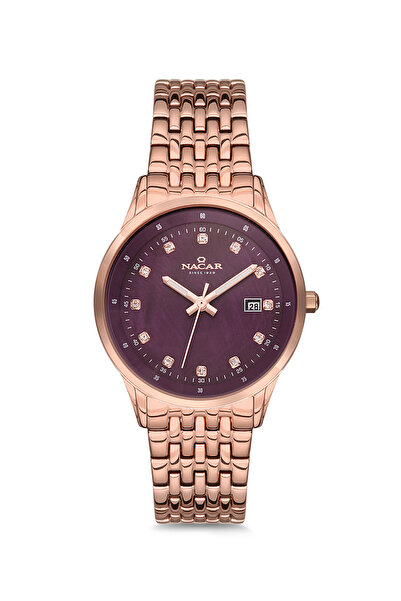 Nacar KLASİK ROSE GOLD KADIN KOL SAATİ NC34-392126-RPM