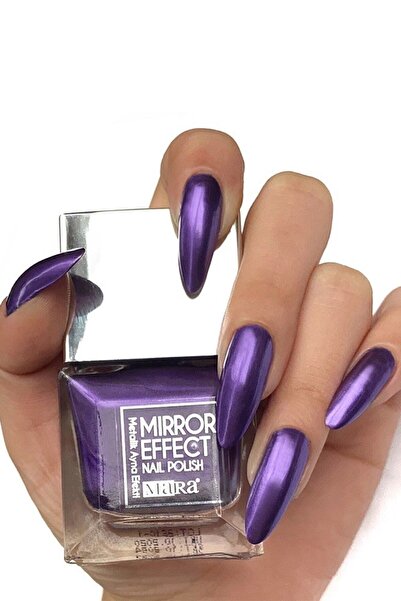 Mara Yeni Mirror Effect Nail Polish 15 ml - Purple*48