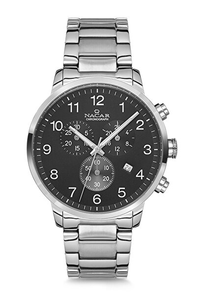 Nacar Sport Silver Men's Wristwatch Nc34- 290243 -Abgm