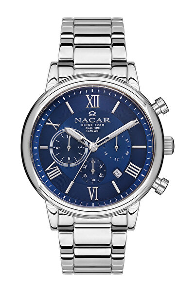 Nacar SPOR GÜMÜŞ ERKEK KOL SAATİ NC34-290312-ALM