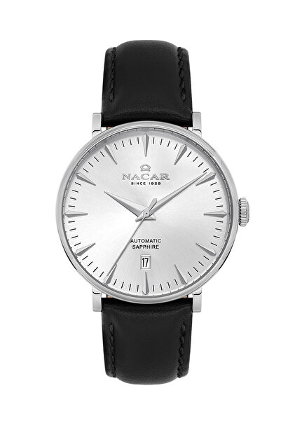 Nacar Sapphire Glass Classic Black Men's Wristwatch Nc34-29B640-Asl1